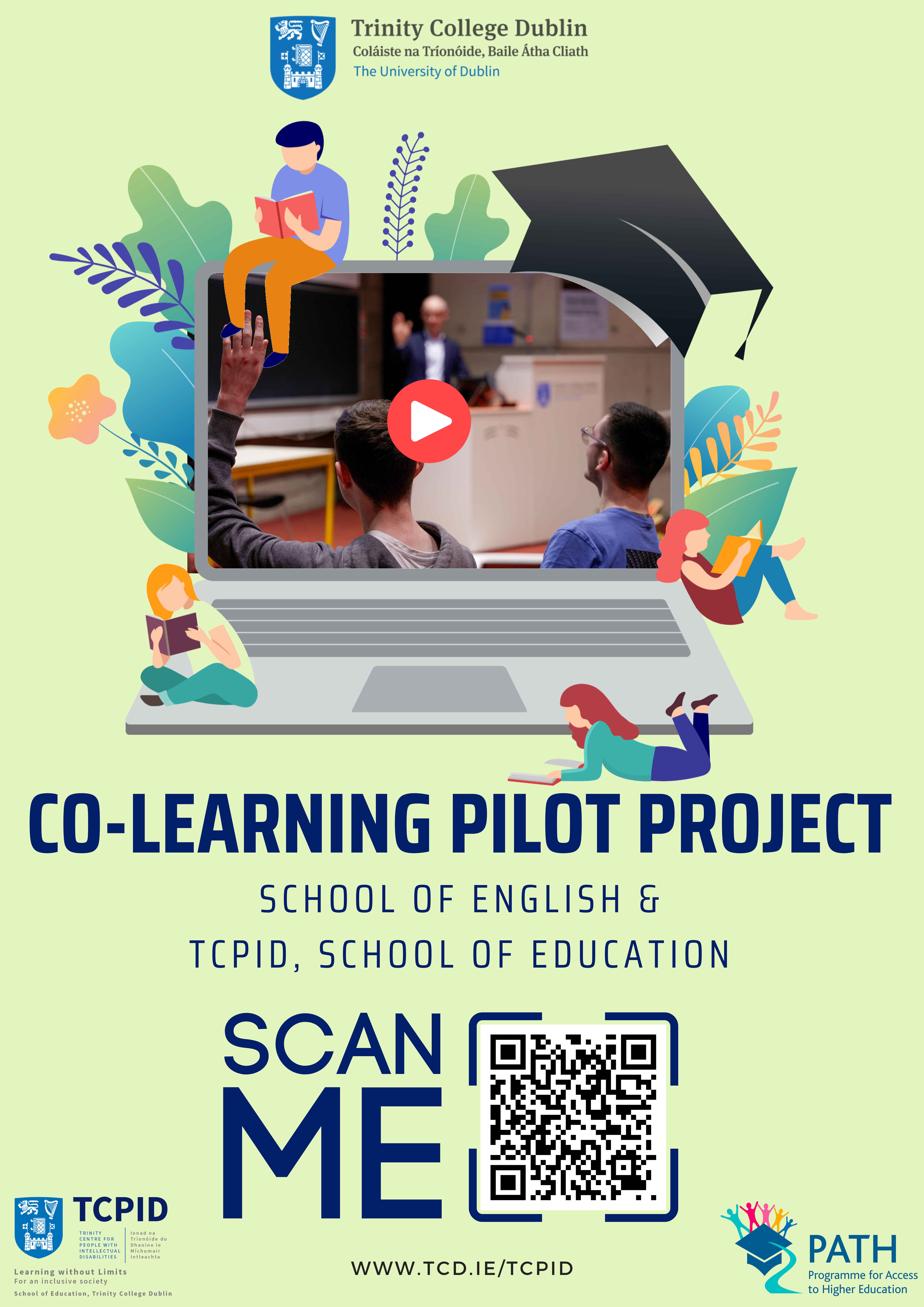 a poster for a co-learning project